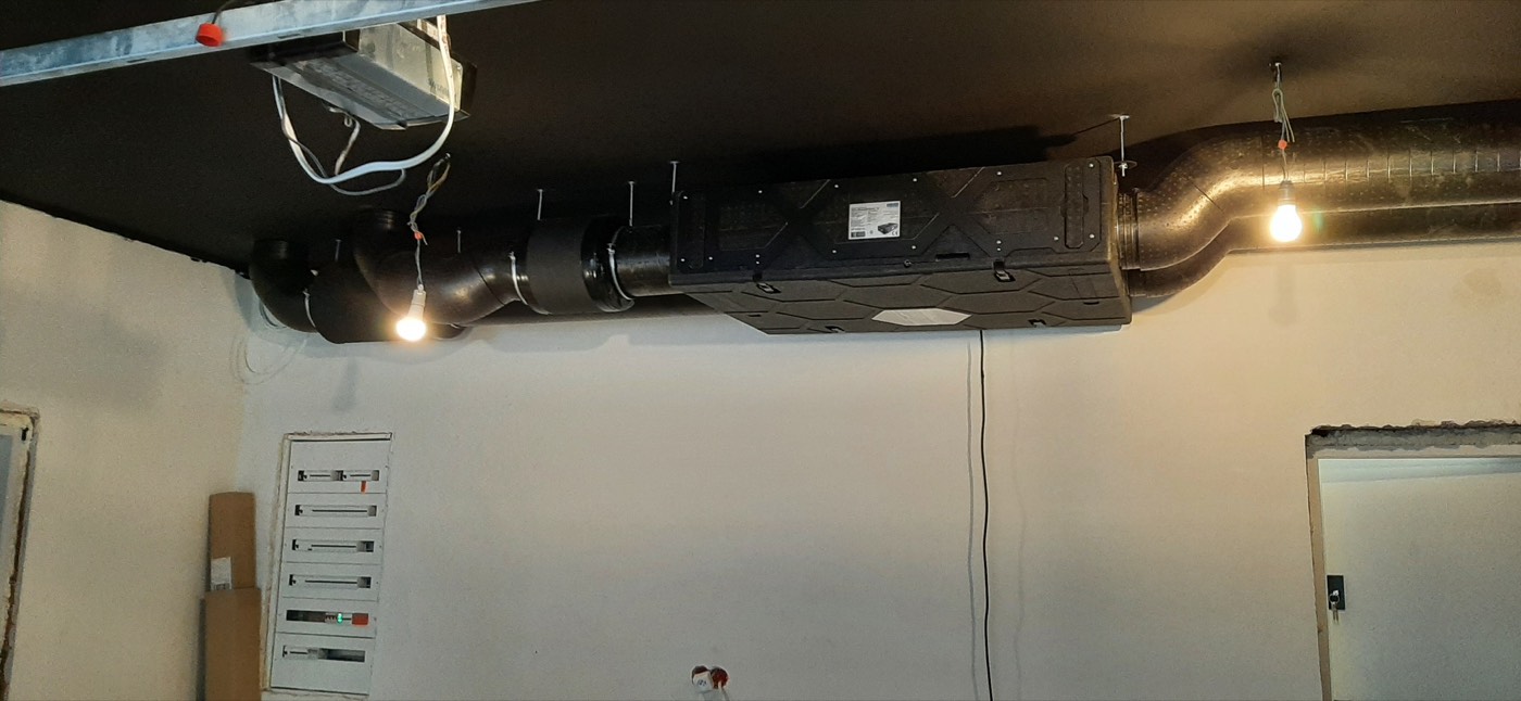 Realizacja instalacji rekuperacji – zdjęcie 1